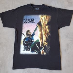 Legend of Zelda Breath of the Wild Grapgic Tshirt Size M Black